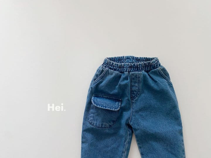 Hei - Korean Children Fashion - #fashionkids - Pocket Jeans