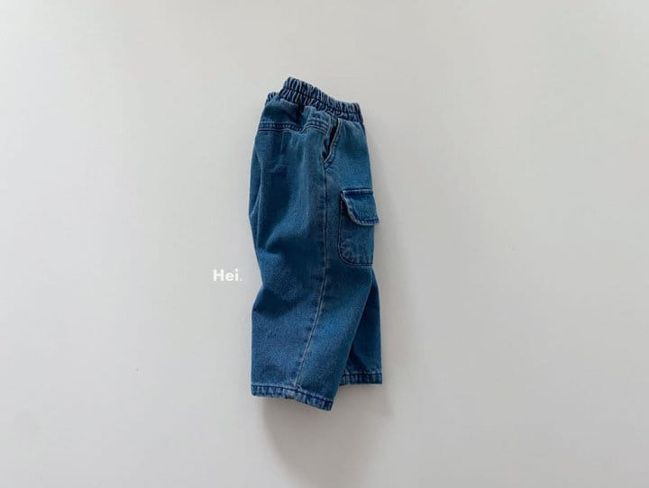 Hei - Korean Children Fashion - #kidsshorts - Pocket Jeans - 2