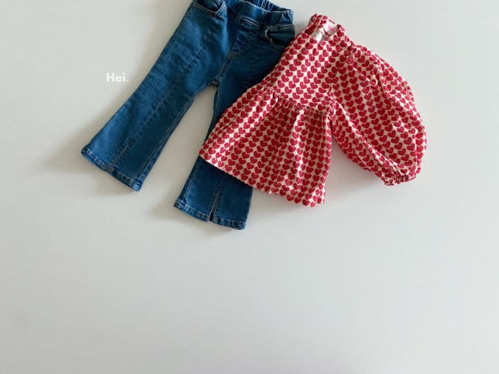 Hei - Korean Children Fashion - #kidsstore - Bootscut Jeans - 7