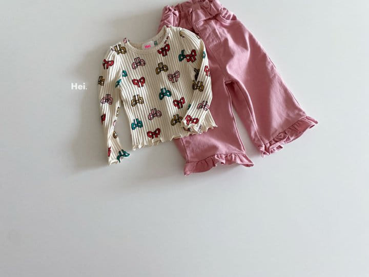 Hei - Korean Children Fashion - #littlefashionista - Ribbon Tee - 6