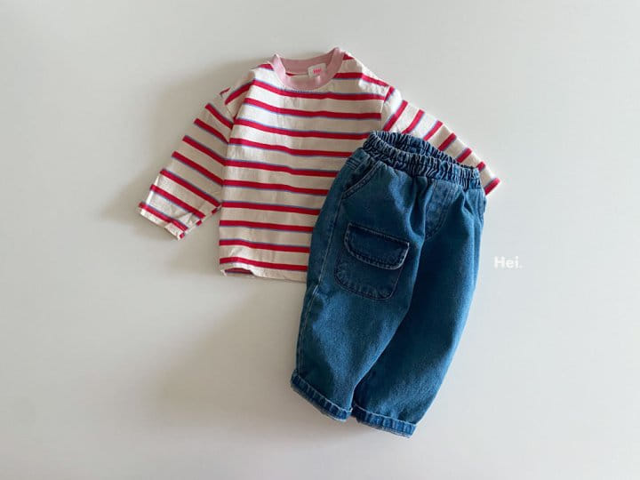 Hei - Korean Children Fashion - #minifashionista - Pocket Jeans - 8