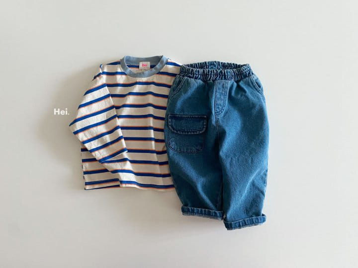 Hei - Korean Children Fashion - #prettylittlegirls - Pocket Jeans - 9