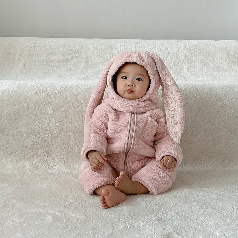 Here I Am - Korean Children Fashion - #Kfashion4kids - Kinder Fleece Baby Bodysuit - 8