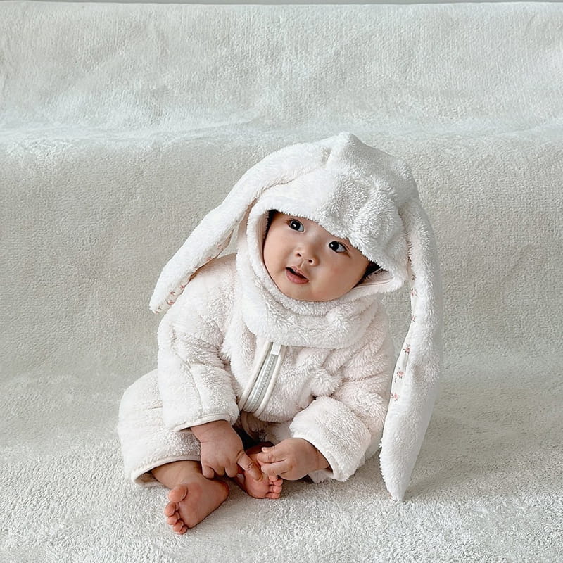 Here I Am - Korean Children Fashion - #discoveringself - Kinder Fleece Baby Bodysuit - 3