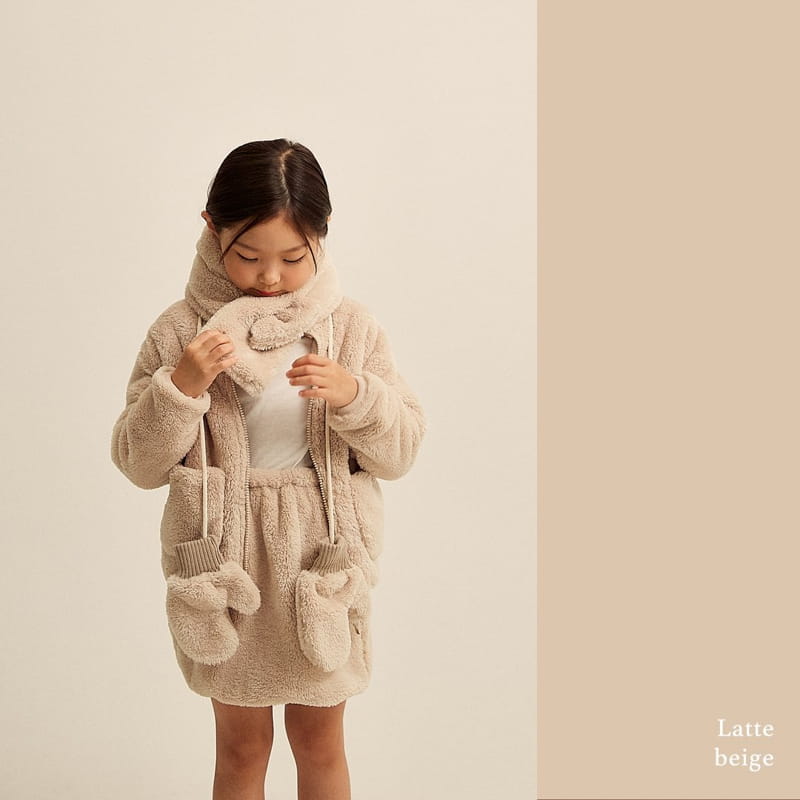 Here I Am - Korean Children Fashion - #discoveringself - Kinder Fleece Jacket With Mom - 2