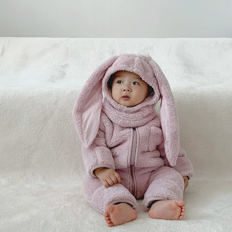 Here I Am - Korean Children Fashion - #kidzfashiontrend - Kinder Fleece Baby Bodysuit - 7