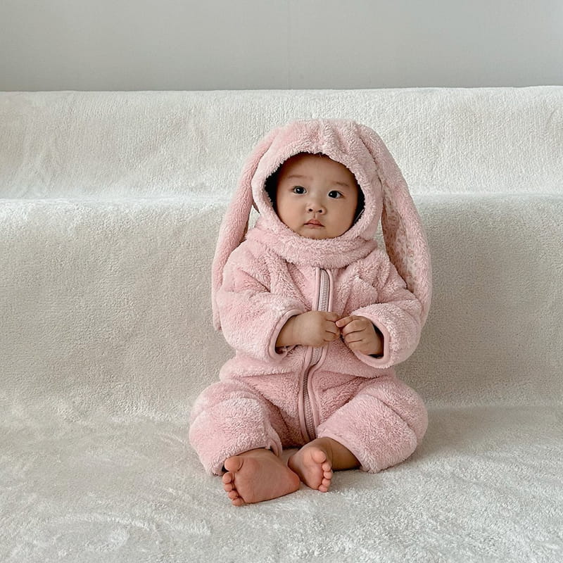Here I Am - Korean Children Fashion - #littlefashionista - Kinder Fleece Baby Bodysuit - 9