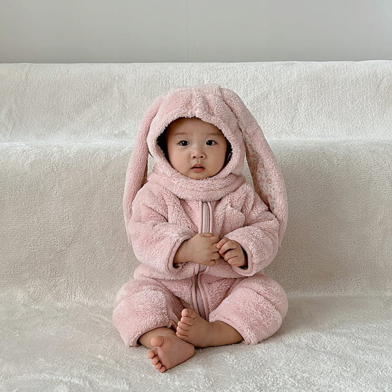 Here I Am - Korean Children Fashion - #magicofchildhood - Kinder Fleece Baby Bodysuit - 10
