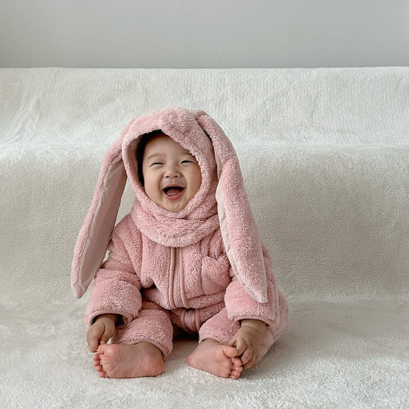 Here I Am - Korean Children Fashion - #minifashionista - Kinder Fleece Baby Bodysuit - 11