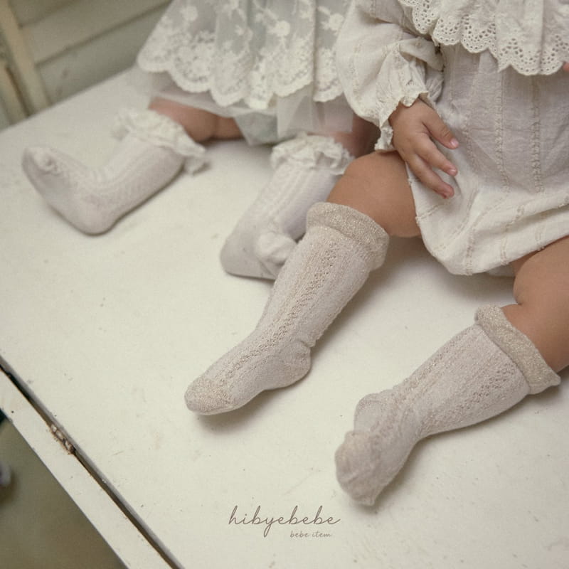 Hi Byebebe - Korean Baby Fashion - #babyboutique - Bling Lace Socks Set - 9