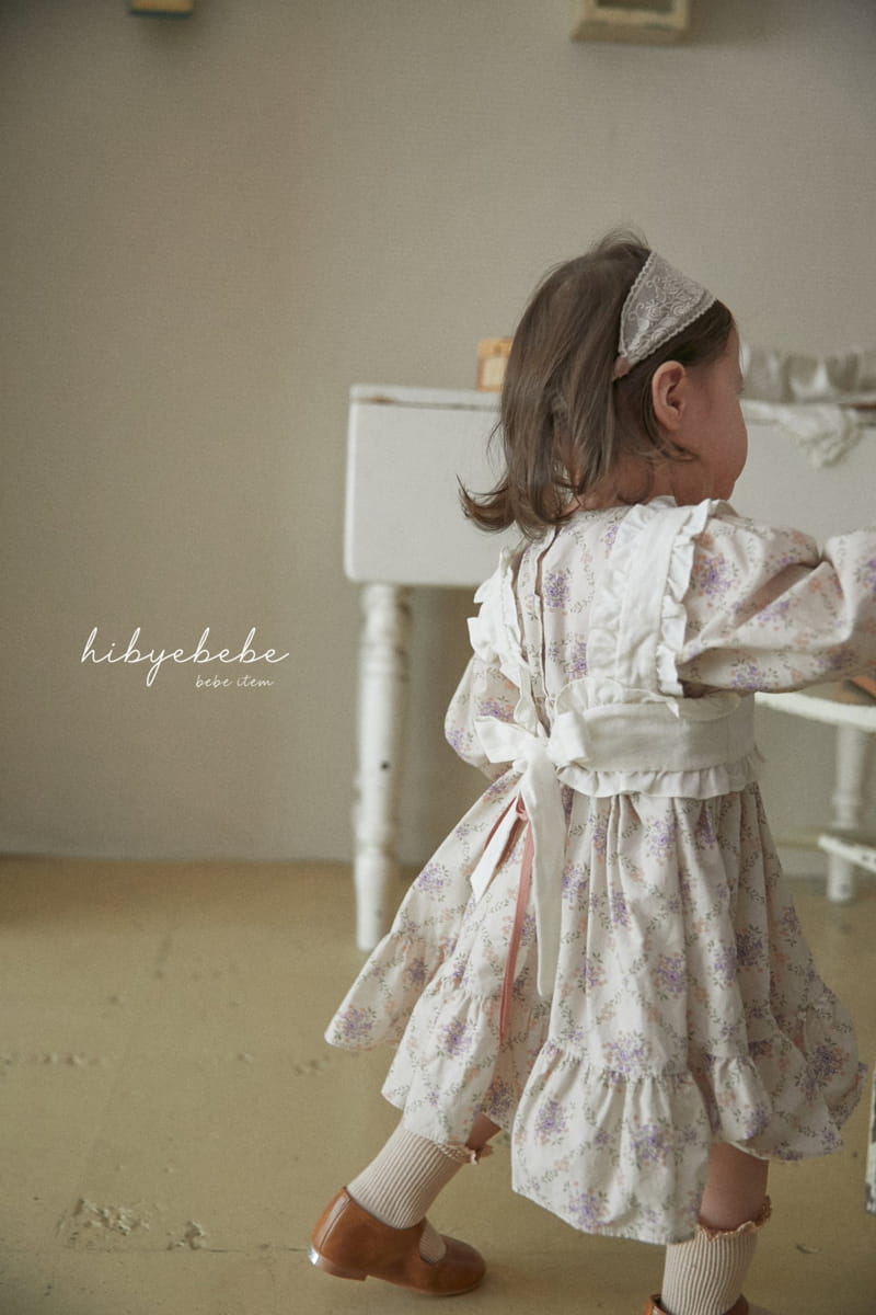 Hi Byebebe - Korean Baby Fashion - #babyboutiqueclothing - Floral Shirring One-piece - 2