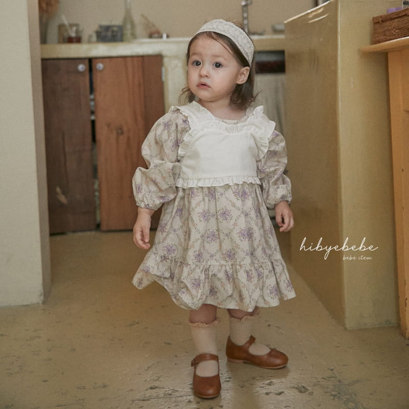 Hi Byebebe - Korean Baby Fashion - #babyclothing - Floral Shirring One-piece - 3