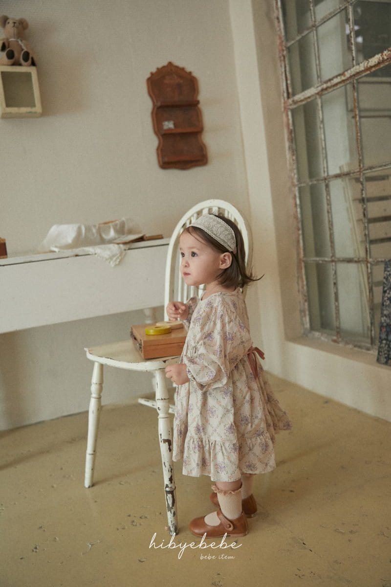 Hi Byebebe - Korean Baby Fashion - #babyclothing - Floral Shirring One-piece - 4