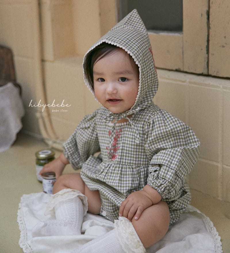 Hi Byebebe - Korean Baby Fashion - #babywear - Bell Check Bonnet - 9