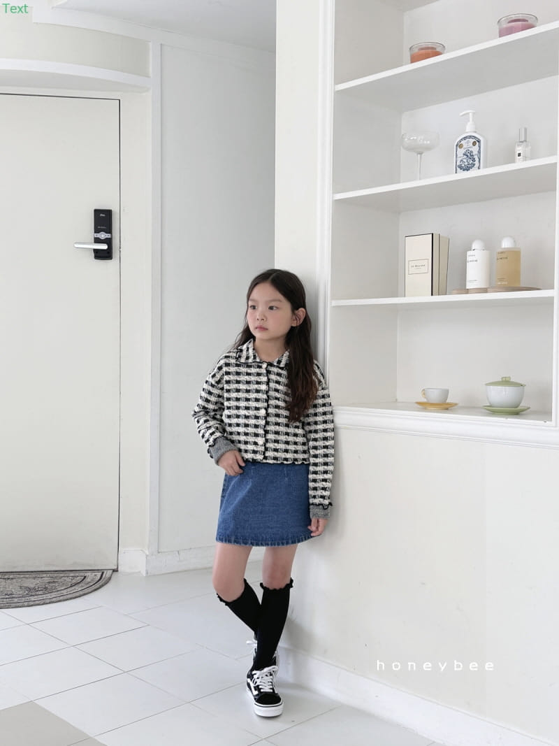 Honeybee - Korean Children Fashion - #Kfashion4kids - A Line Denim Skirt - 3