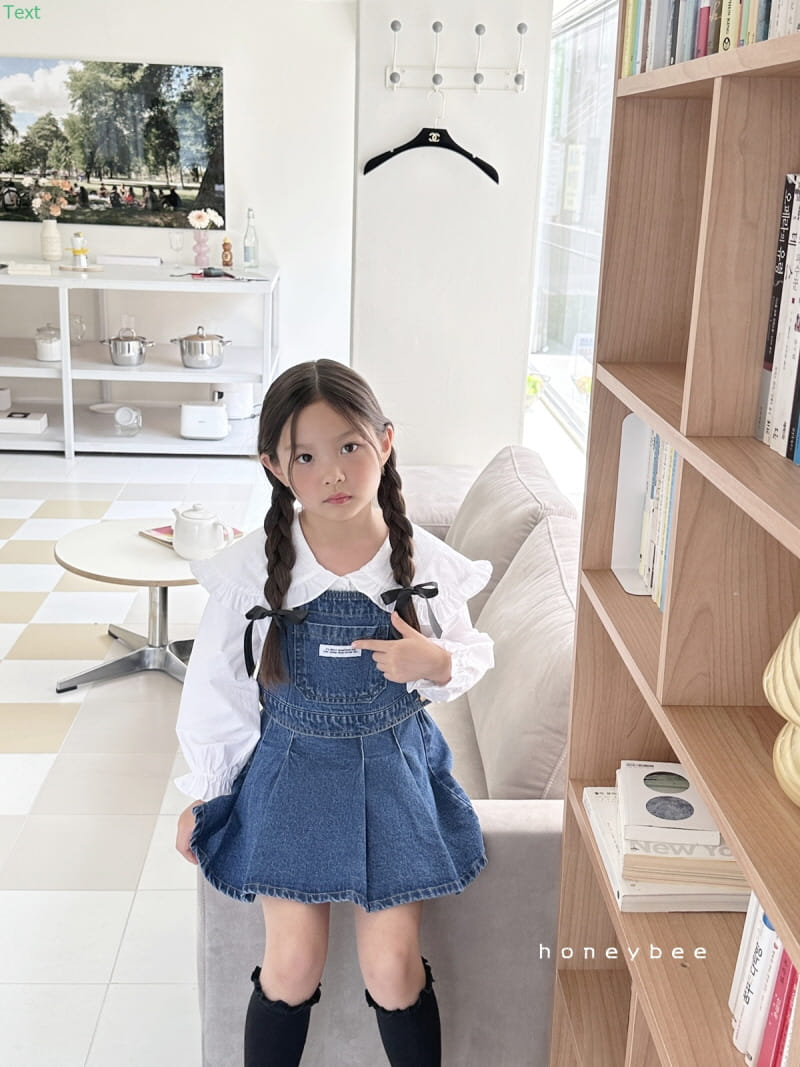 Honeybee - Korean Children Fashion - #childrensboutique - Denim Wrinkle Skirt - 11