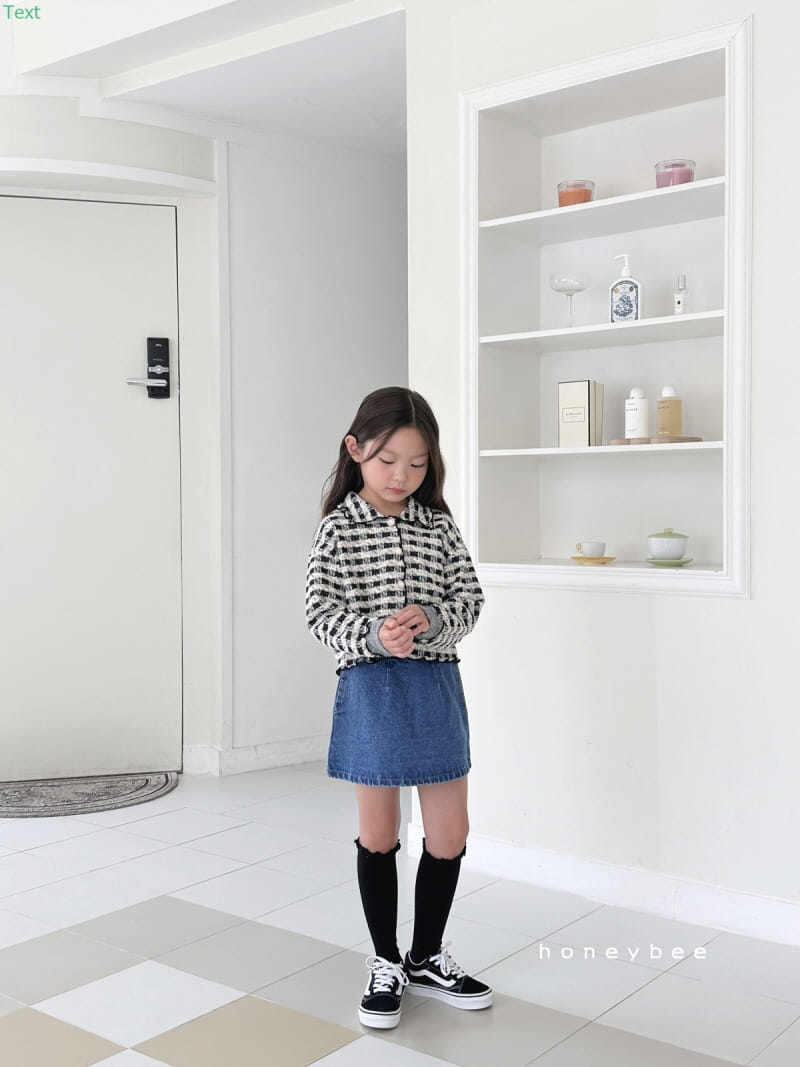 Honeybee - Korean Children Fashion - #kidsstore - A Line Denim Skirt