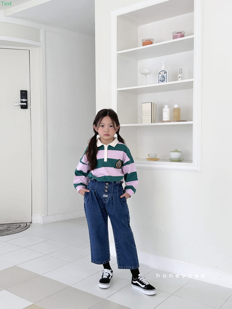 Honeybee - Korean Children Fashion - #littlefashionista - Button Jeans - 8
