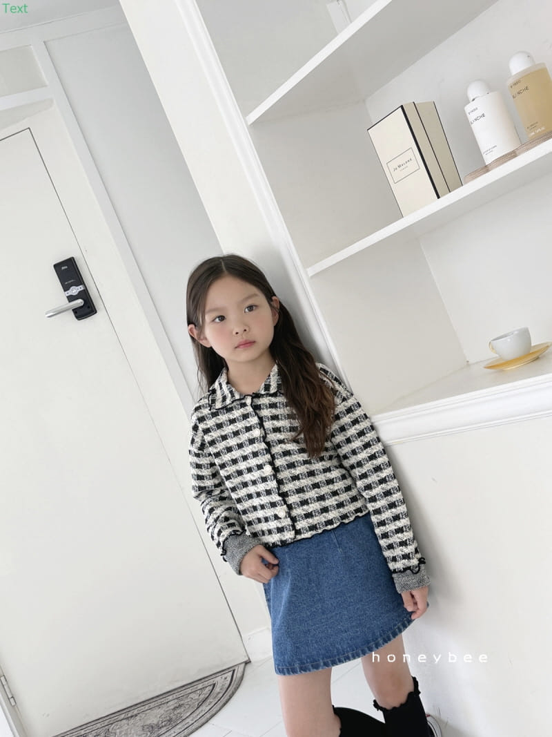 Honeybee - Korean Children Fashion - #Kfashion4kids - A Line Denim Skirt - 4
