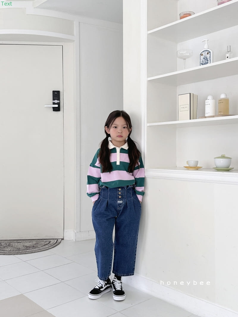 Honeybee - Korean Children Fashion - #minifashionista - Button Jeans - 10