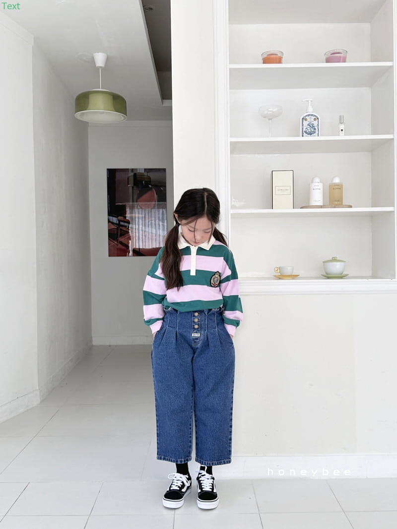 Honeybee - Korean Children Fashion - #prettylittlegirls - Button Jeans - 11