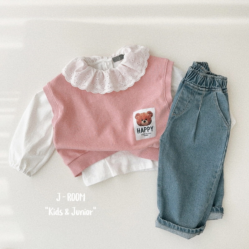 J-Room - Korean Children Fashion - #childofig - Wrinkle Wide Jeans - 7