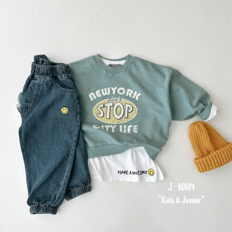 J-Room - Korean Children Fashion - #childofig - Stop Paint Sweatshirt - 7