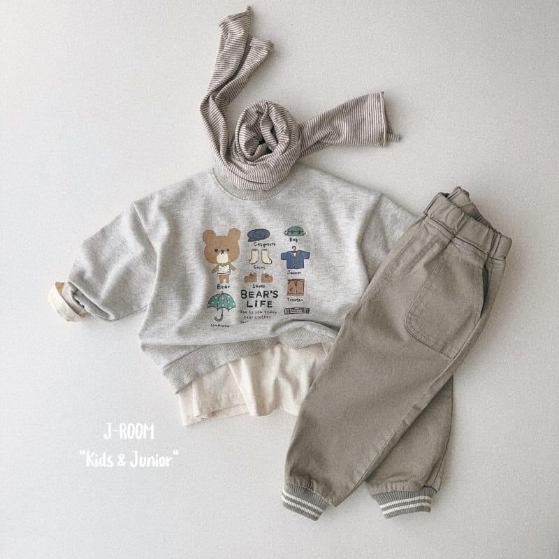 J-Room - Korean Children Fashion - #childofig - Bear Life Sweatshirt - 6