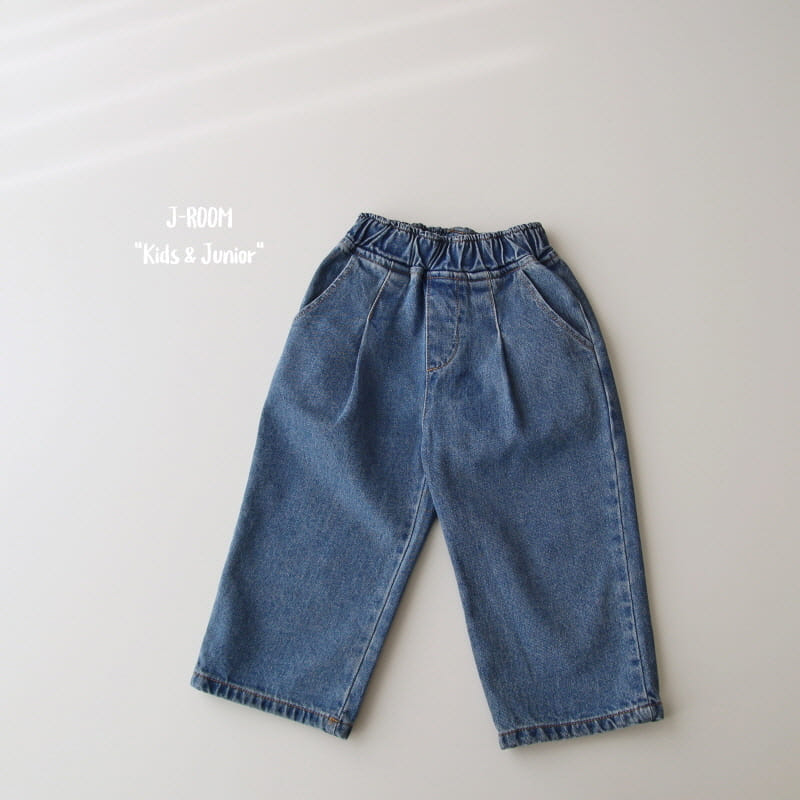 J-Room - Korean Children Fashion - #childrensboutique - Wrinkle Wide Jeans - 9