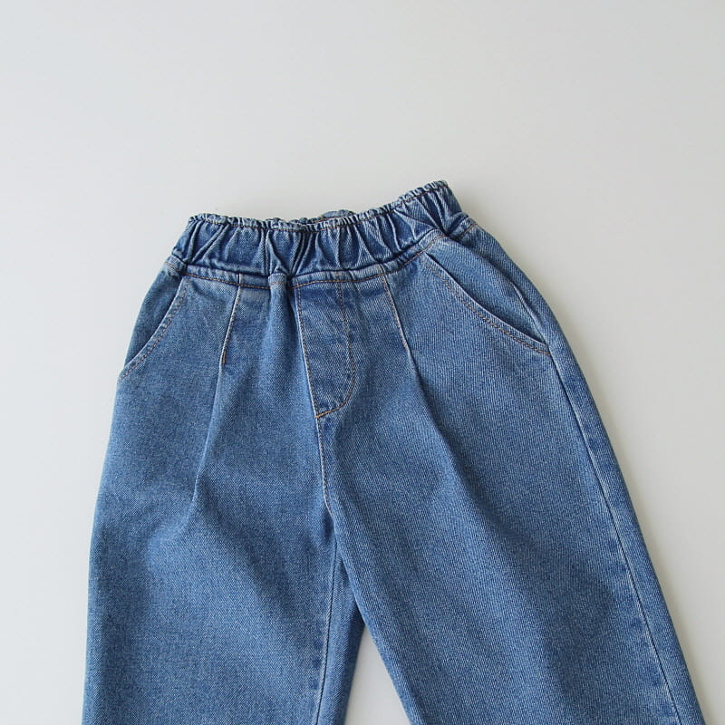 J-Room - Korean Children Fashion - #designkidswear - Wrinkle Wide Jeans - 10
