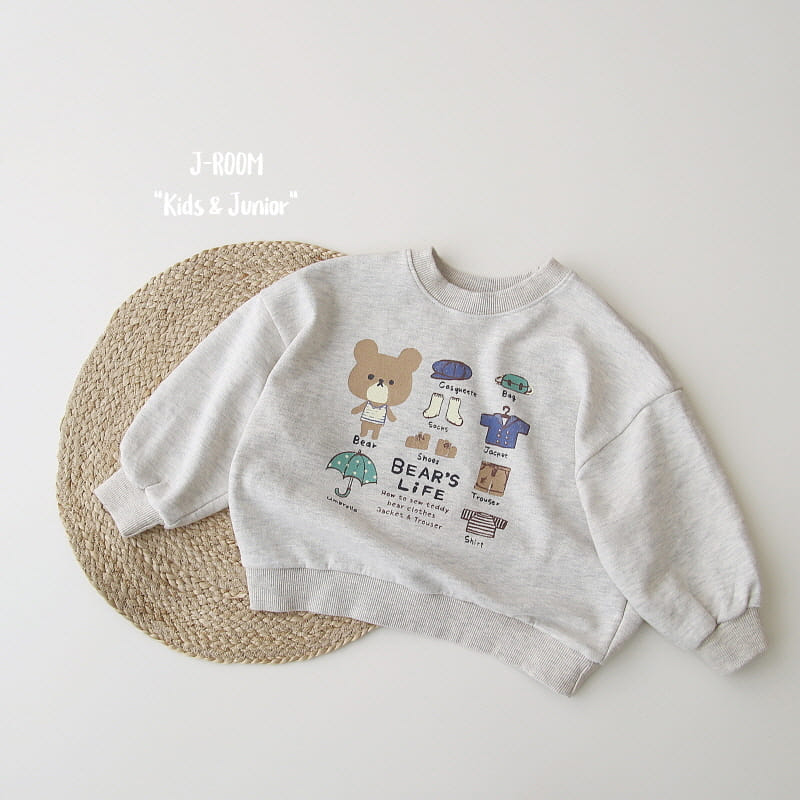 J-Room - Korean Children Fashion - #designkidswear - Bear Life Sweatshirt - 8