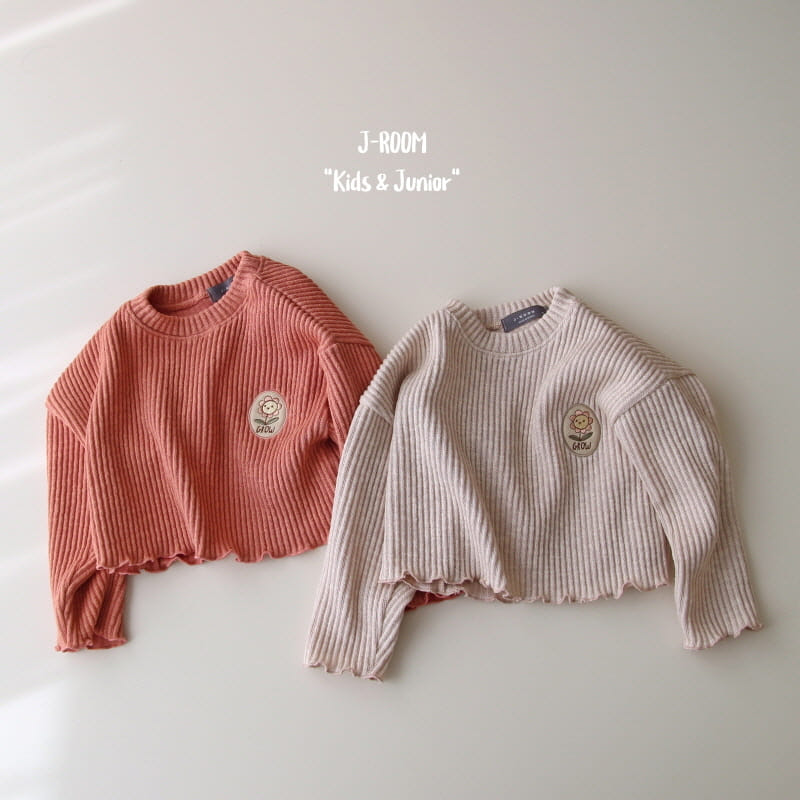 J-Room - Korean Children Fashion - #designkidswear - Macaroon Knit Crop Tee - 3