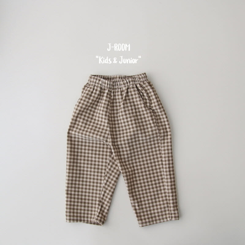 J-Room - Korean Children Fashion - #fashionkids - Rib Check Pants - 9