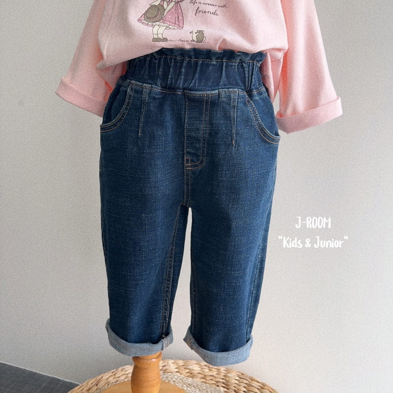 J-Room - Korean Children Fashion - #fashionkids - Dart Span Jeans - 2