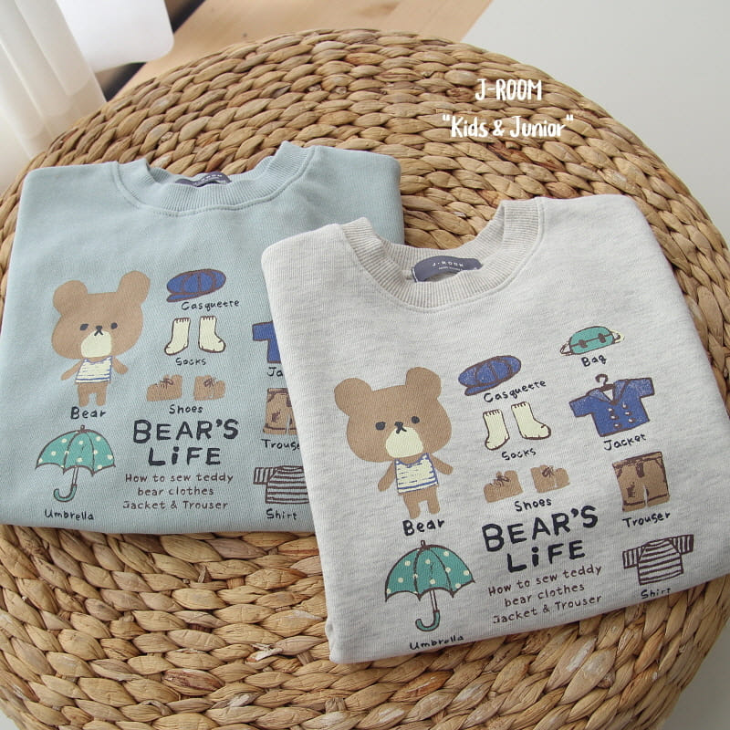 J-Room - Korean Children Fashion - #fashionkids - Bear Life Sweatshirt - 10