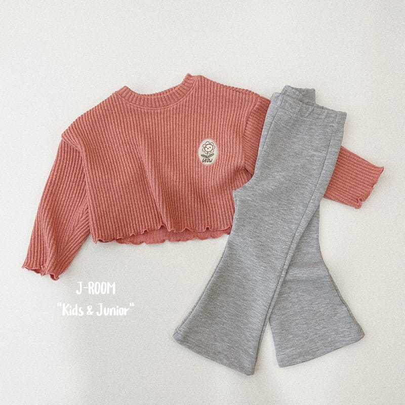 J-Room - Korean Children Fashion - #fashionkids - Macaroon Knit Crop Tee - 5