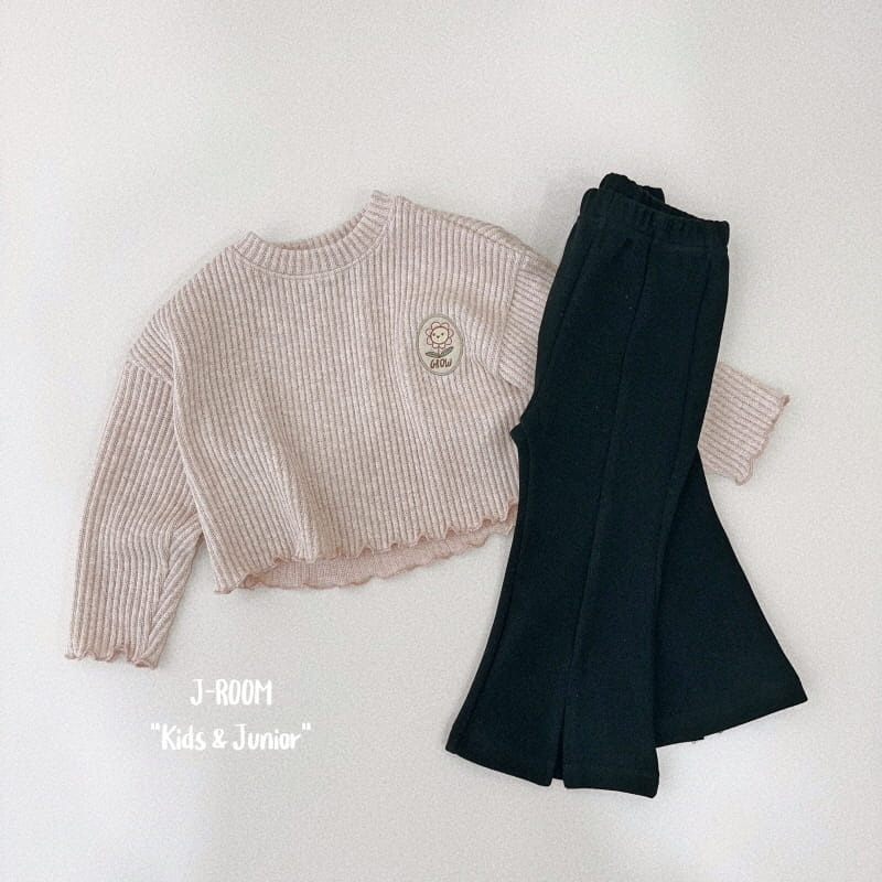 J-Room - Korean Children Fashion - #kidsshorts - Macaroon Knit Crop Tee - 6