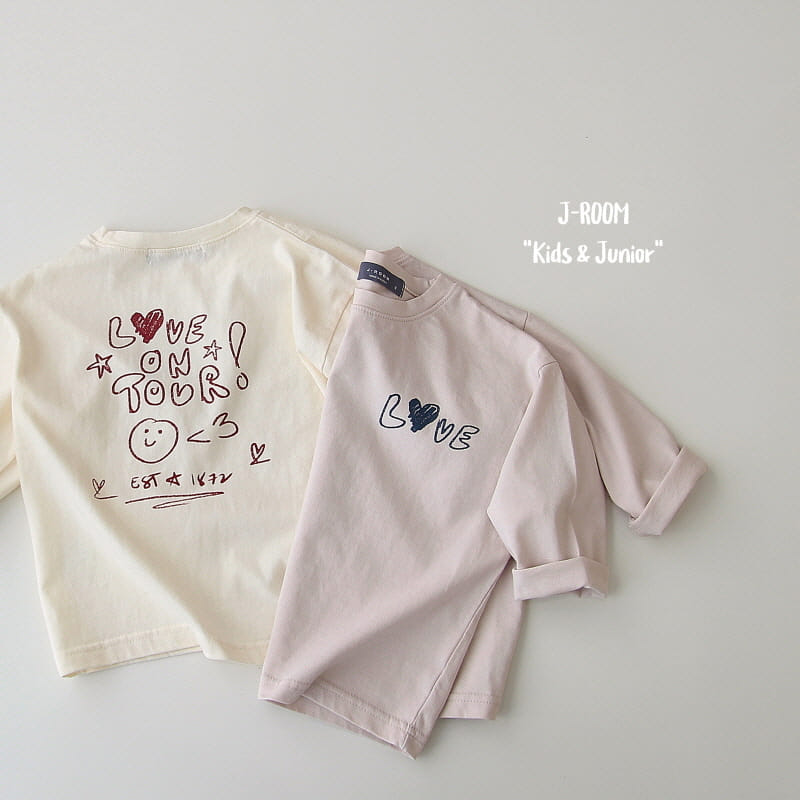 J-Room - Korean Children Fashion - #kidsshorts - Love Bio Tee - 4