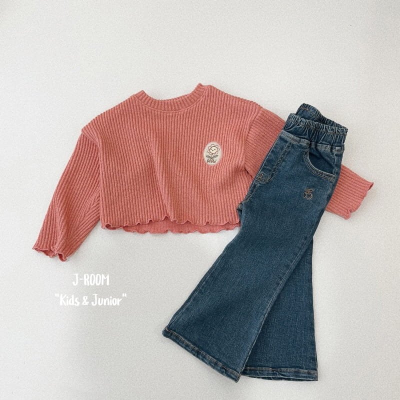 J-Room - Korean Children Fashion - #kidsstore - Macaroon Knit Crop Tee - 7