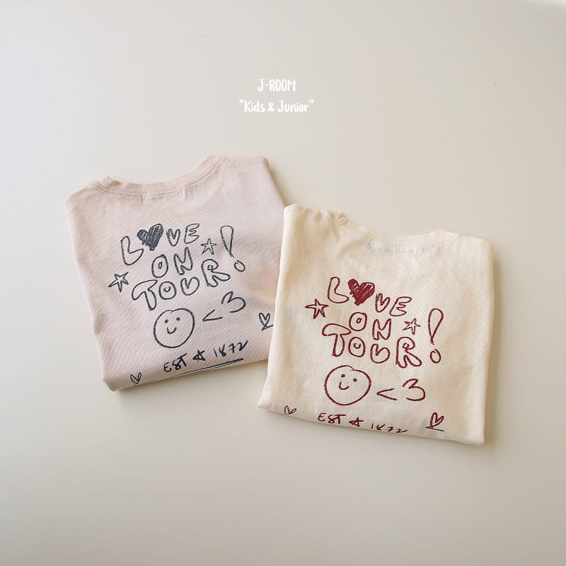 J-Room - Korean Children Fashion - #littlefashionista - Love Bio Tee - 7
