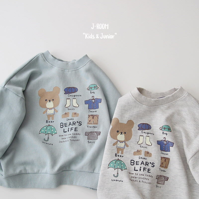 J-Room - Korean Children Fashion - #littlefashionista - Bear Life Sweatshirt