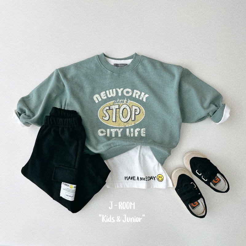 J-Room - Korean Children Fashion - #minifashionista - Stop Paint Sweatshirt - 5