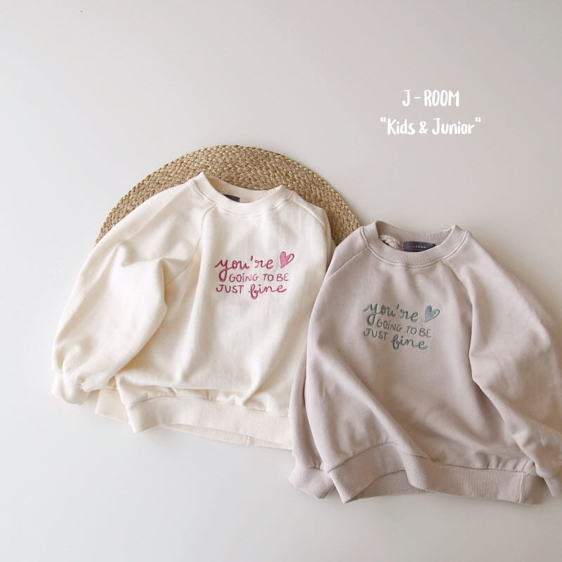 J-Room - Korean Children Fashion - #minifashionista - Embrodiery Sweatshirt