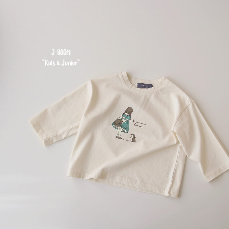 J-Room - Korean Children Fashion - #minifashionista - Girl Paint Tee - 10