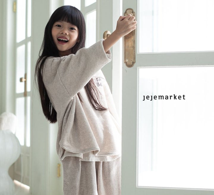 Jeje Market - Korean Children Fashion - #discoveringself - Sand Waffle TEE - 11