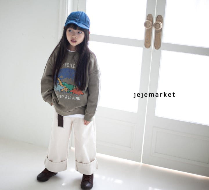Jeje Market - Korean Children Fashion - #discoveringself - Dino Sweatshirt - 4