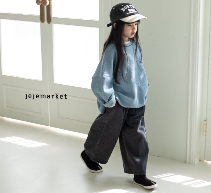 Jeje Market - Korean Children Fashion - #prettylittlegirls - Sand Waffle TEE - 6