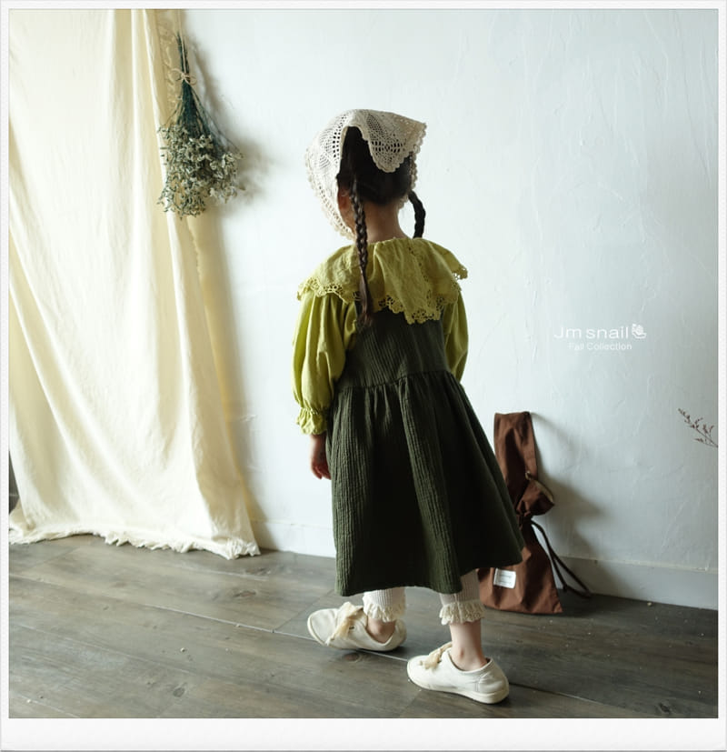 Jm Snail - Korean Children Fashion - #Kfashion4kids - Honey Stitch One-piece - 10