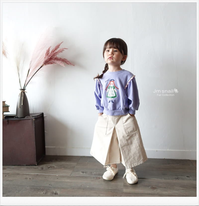Jm Snail - Korean Children Fashion - #kidzfashiontrend - Dear Shirring Sweatshirt - 4