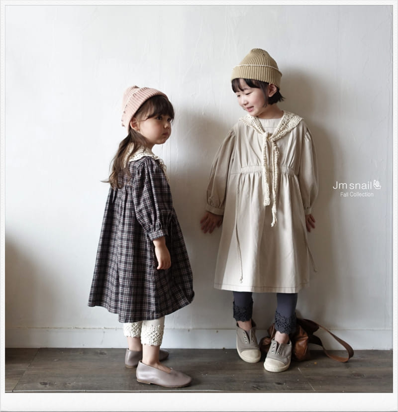 Jm Snail - Korean Children Fashion - #Kfashion4kids - Latte One-piece - 2